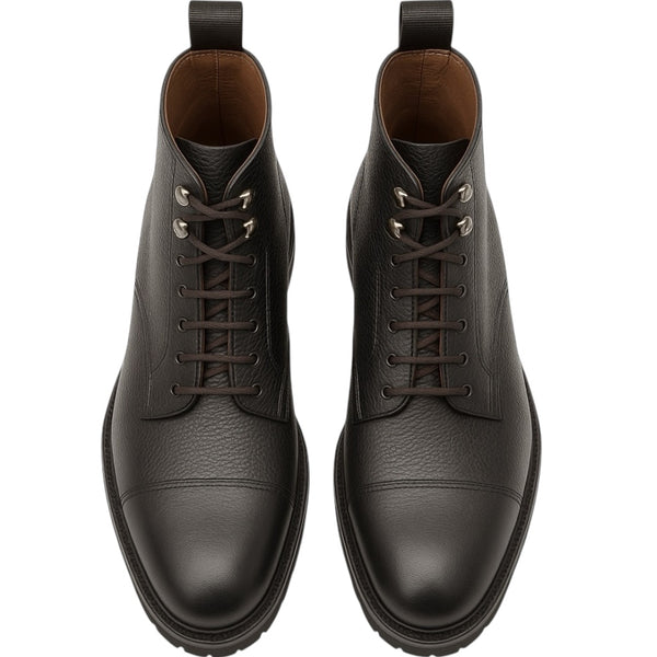 Black lace up